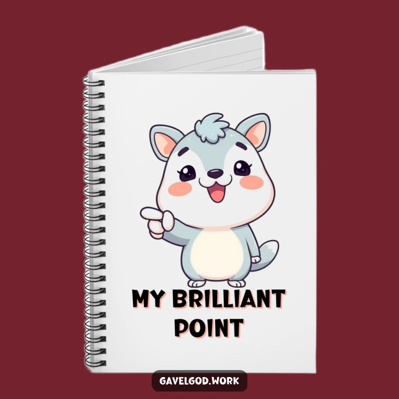 Funny Enthusiastic Animal Notebook: Jot Down Your Brightest Ideas!
