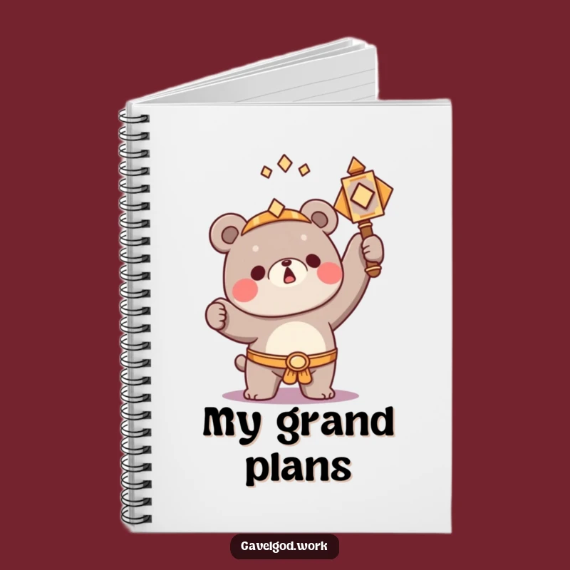 Funny Kawaii Bear Notebook: Jot Down Triumphant Ideas
