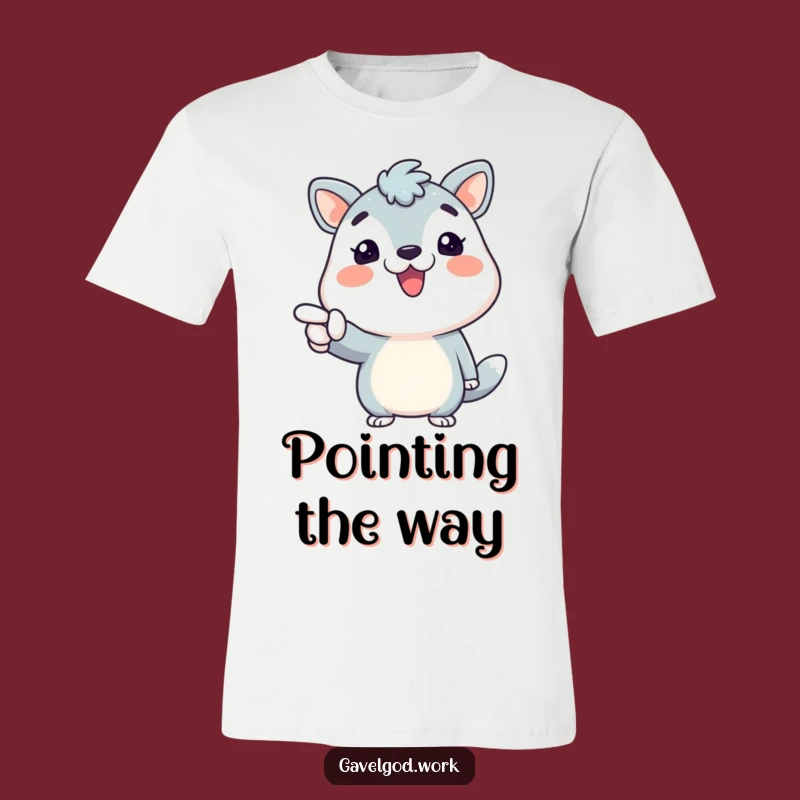 Funny Go-Getter Animal T-Shirt: Point the Way with a Smile!