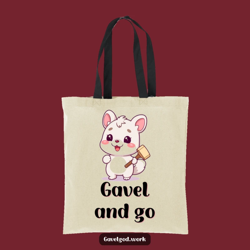 Funny Animal Court Tote Bag: Carry Your Case with Charming Humor!
